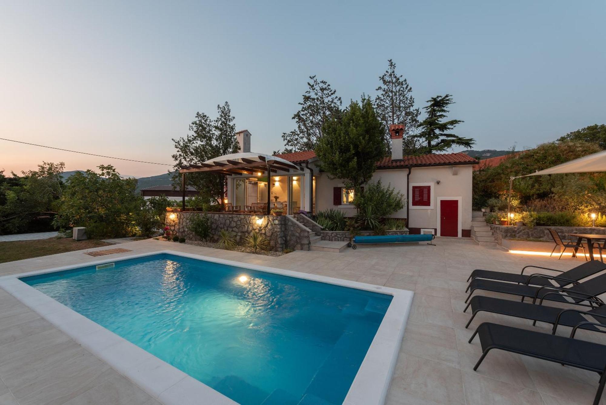 Garden Villa Hreljin Luaran gambar