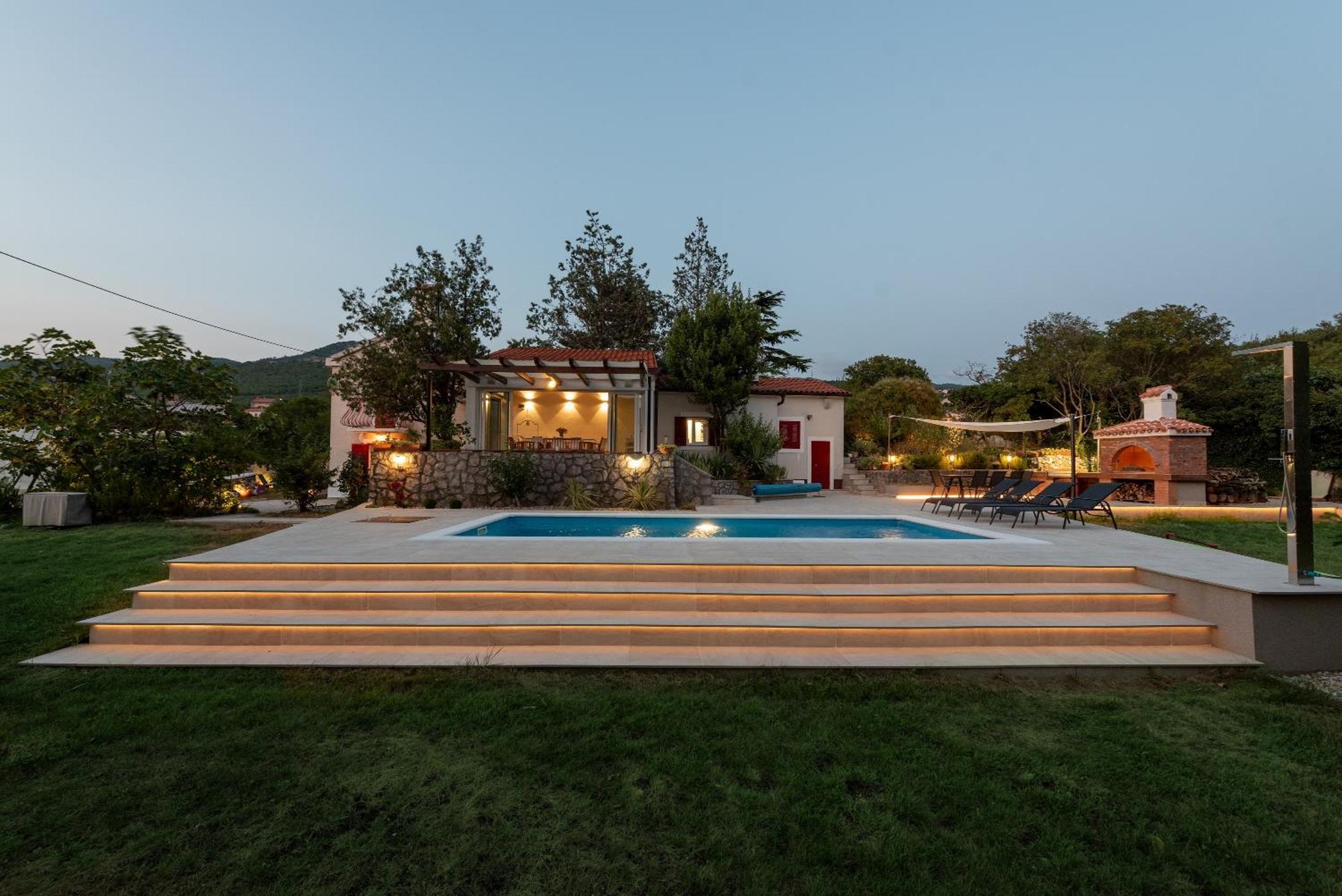 Garden Villa Hreljin Luaran gambar