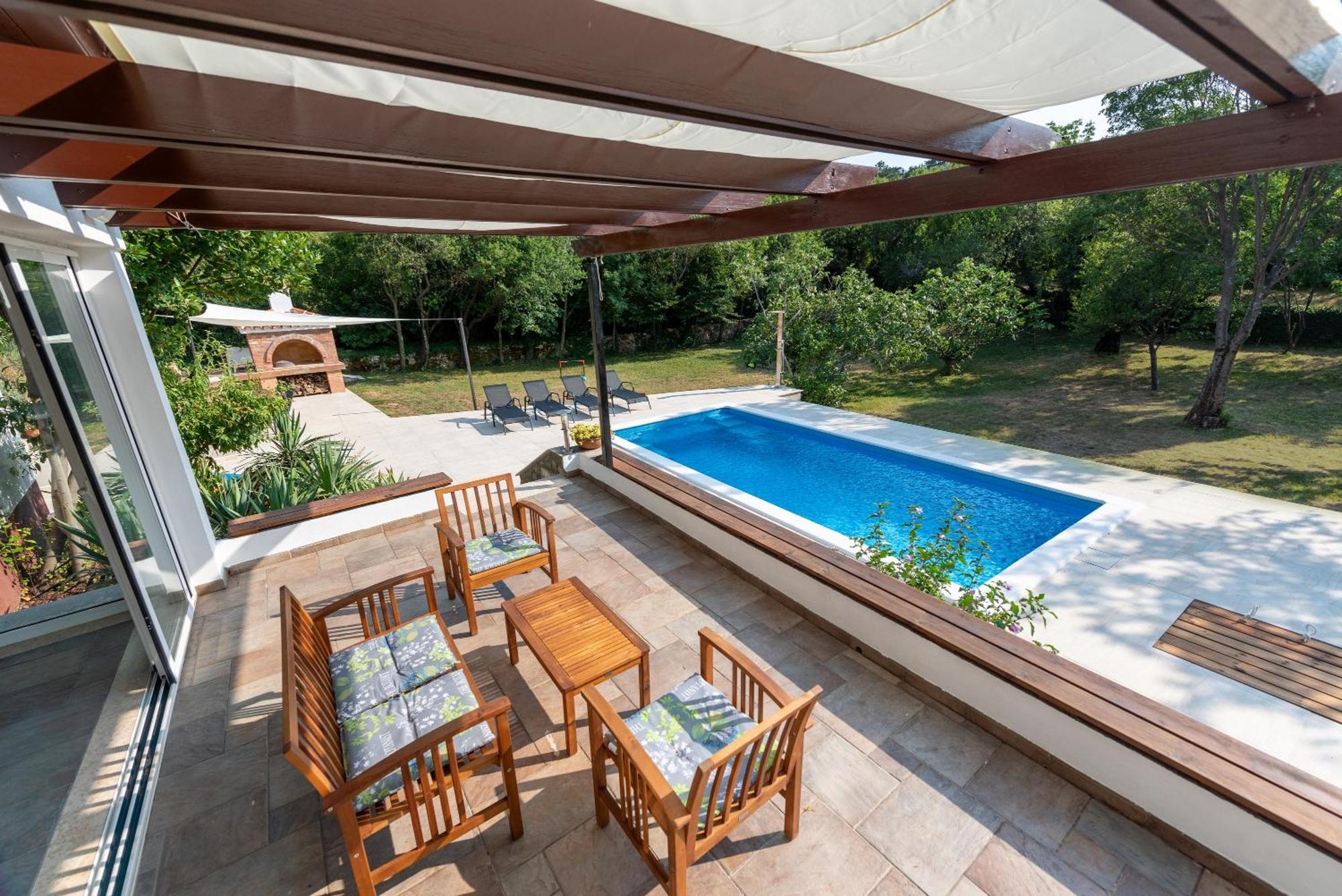 Garden Villa Hreljin Luaran gambar
